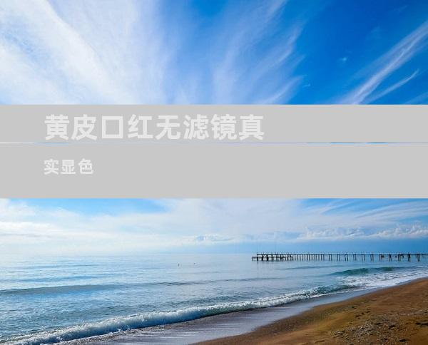 黄皮口红无滤镜真实显色