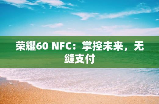 荣耀60 NFC：掌控未来，无缝支付